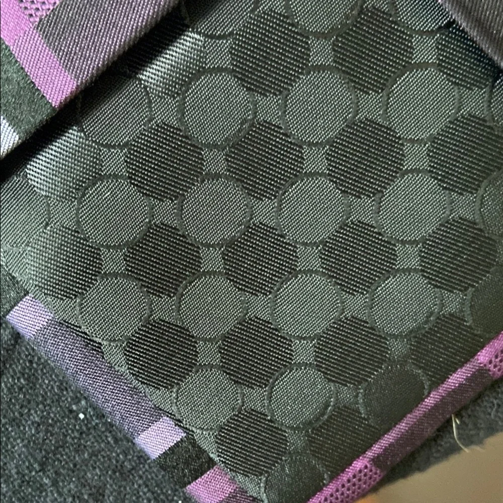 Perry Ellis Classic Purple and Gray Tie